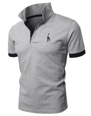 Mens Fine Cotton Giraffe Polo Shirts